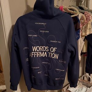 Navy Blue Affirmation Hoodie